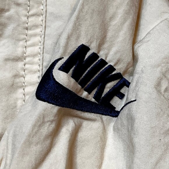 VTG Nike Golf 1/4 Button Jacket Mens XL Rare Y2K Tan Wind Resistant Top Layer - Picture 4 of 10
